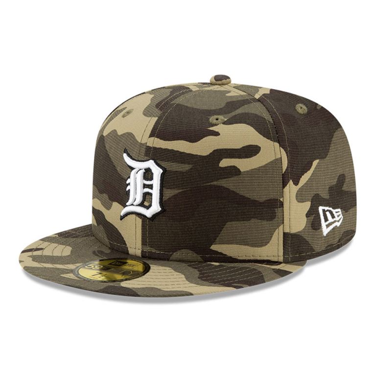 Gorras New Era Mlb Camuflados - Detroit Tigers MLB Armed Forces 59FIFTY 38162VJHR